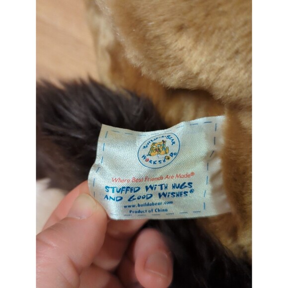 Build A Bear Horse Pony Plush Brown 13" Stuffed Animal Toy Mane Tail Gold Cape - Picture 8 of 10